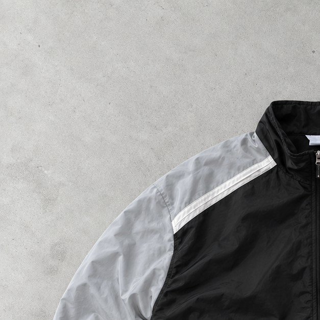 Nike Windbreaker Schwarz, Grau Rare (XL)