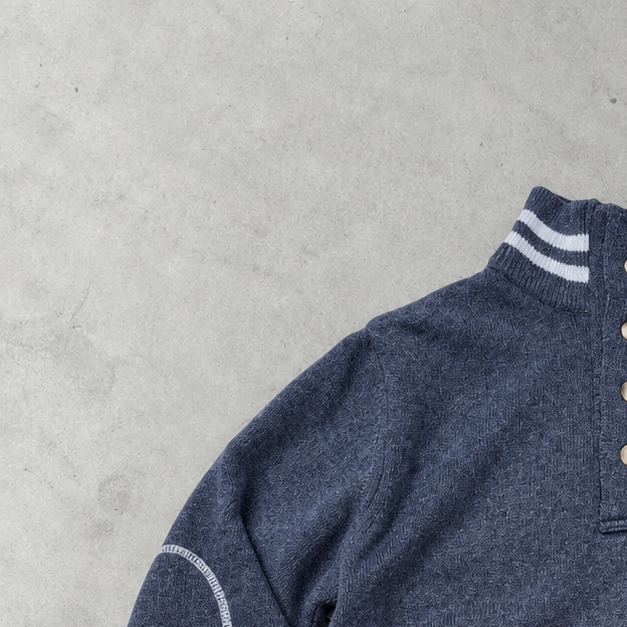 Ralph Lauren Zip Sweater Marineblau Rare (L)