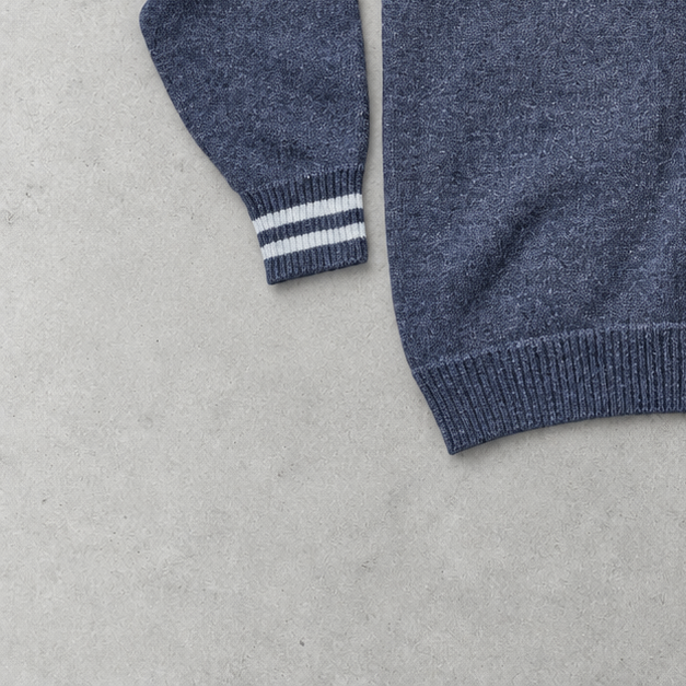 Ralph Lauren Zip Sweater Marineblau Rare (L)