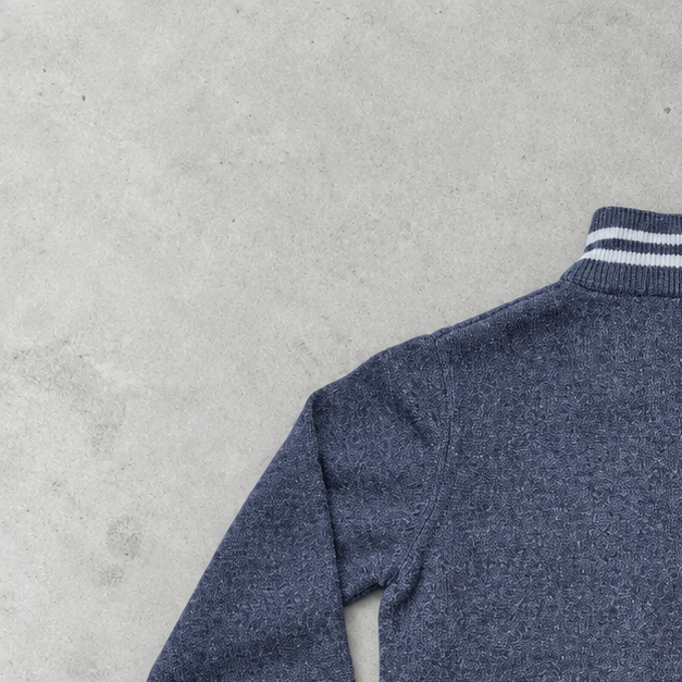 Ralph Lauren Zip Sweater Marineblau Rare (L)