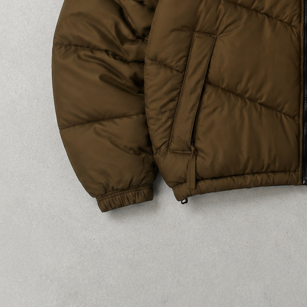 The North Face Jacket Khaki, Schwarz Rare (M)