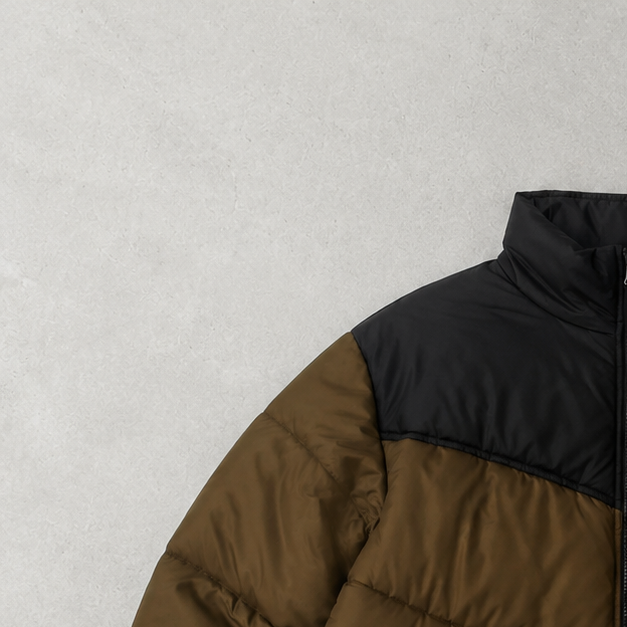 The North Face Jacket Khaki, Schwarz Rare (M)