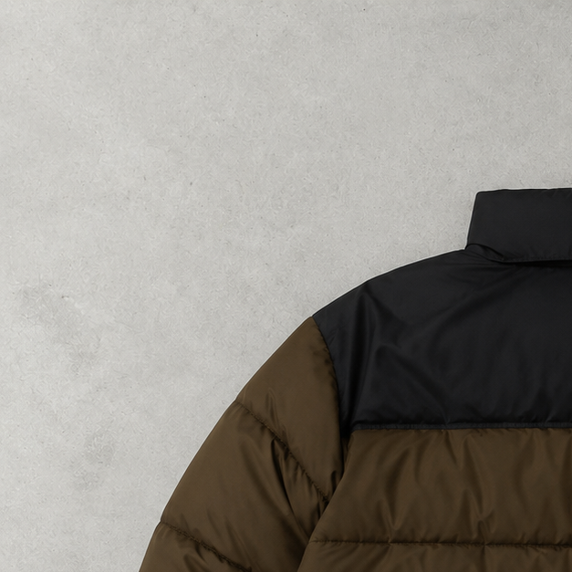 The North Face Jacket Khaki, Schwarz Rare (M)