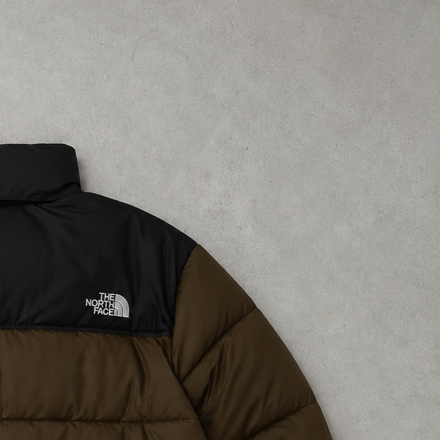 The North Face Jacket Khaki, Schwarz Rare (M)
