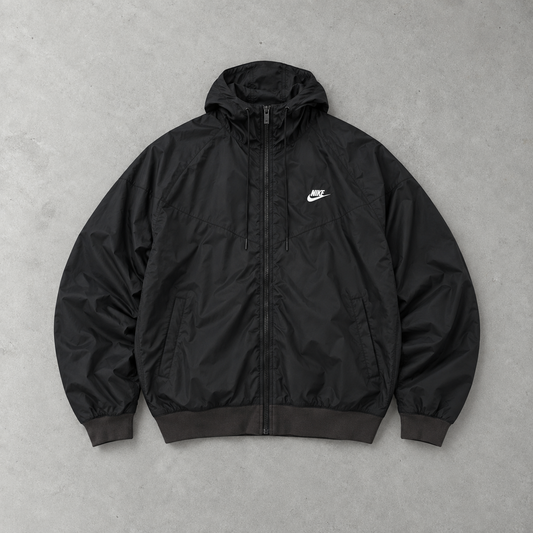 Y2K Nike Windbreaker Schwarz Limited (M)
