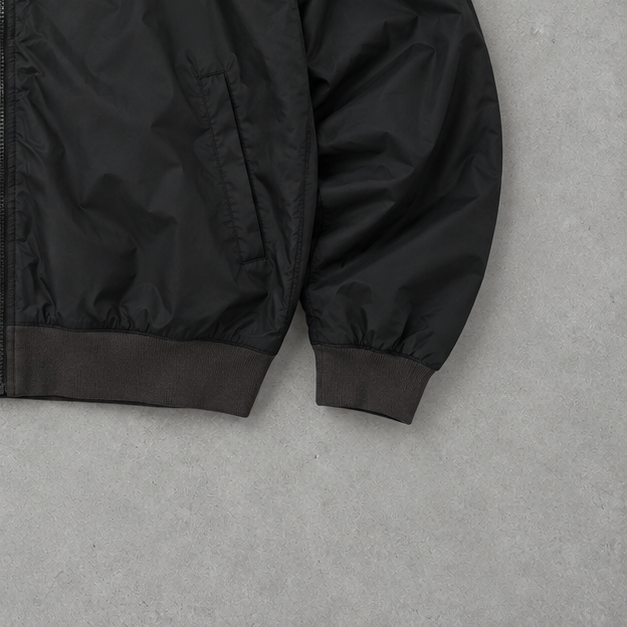 Y2K Nike Windbreaker Schwarz Limited (M)