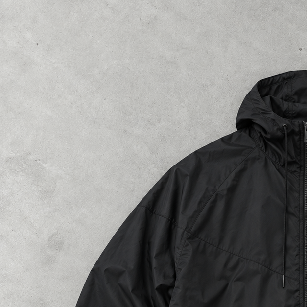 Y2K Nike Windbreaker Schwarz Limited (M)