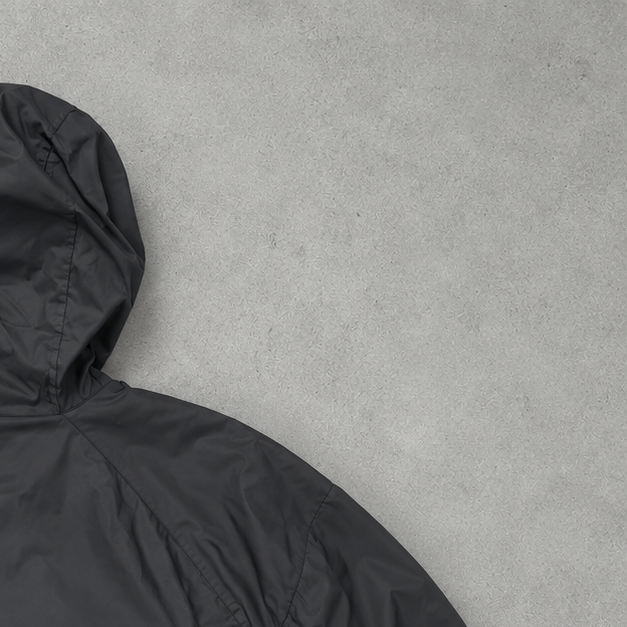 Y2K Nike Windbreaker Schwarz Limited (M)