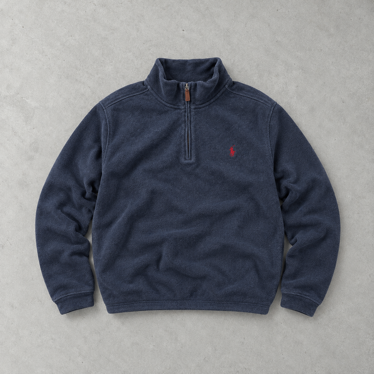 Polo Ralph Lauren Zip Sweater Marineblau Rare (XL)