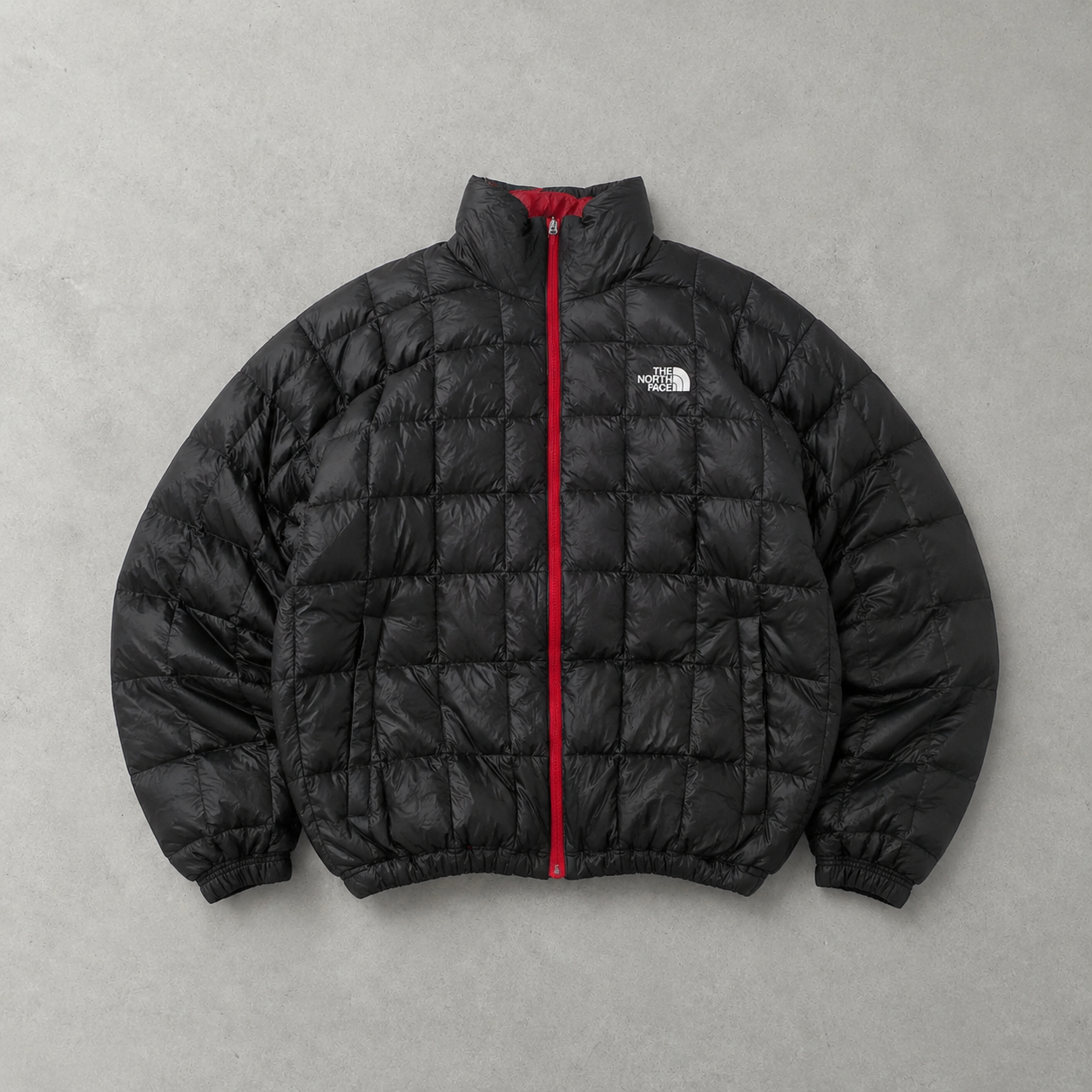 The North Face Jacket Schwarz, Rot Rare (S)
