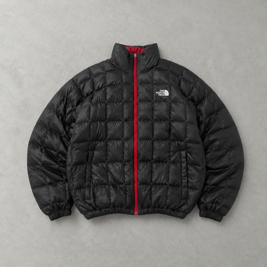 The North Face Jacket Schwarz, Rot Rare (S)