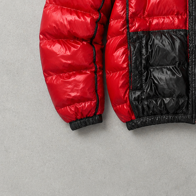 The North Face Jacket Schwarz, Rot Rare (S)