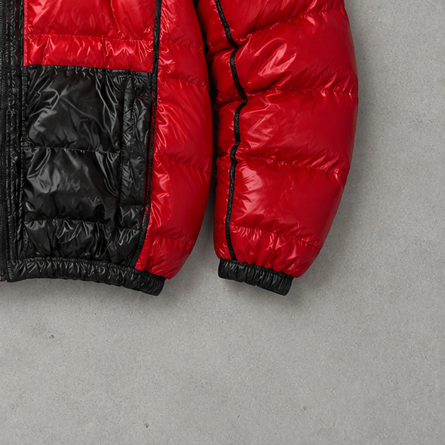 The North Face Jacket Schwarz, Rot Rare (S)
