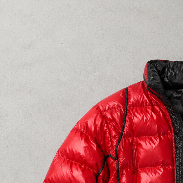 The North Face Jacket Schwarz, Rot Rare (S)