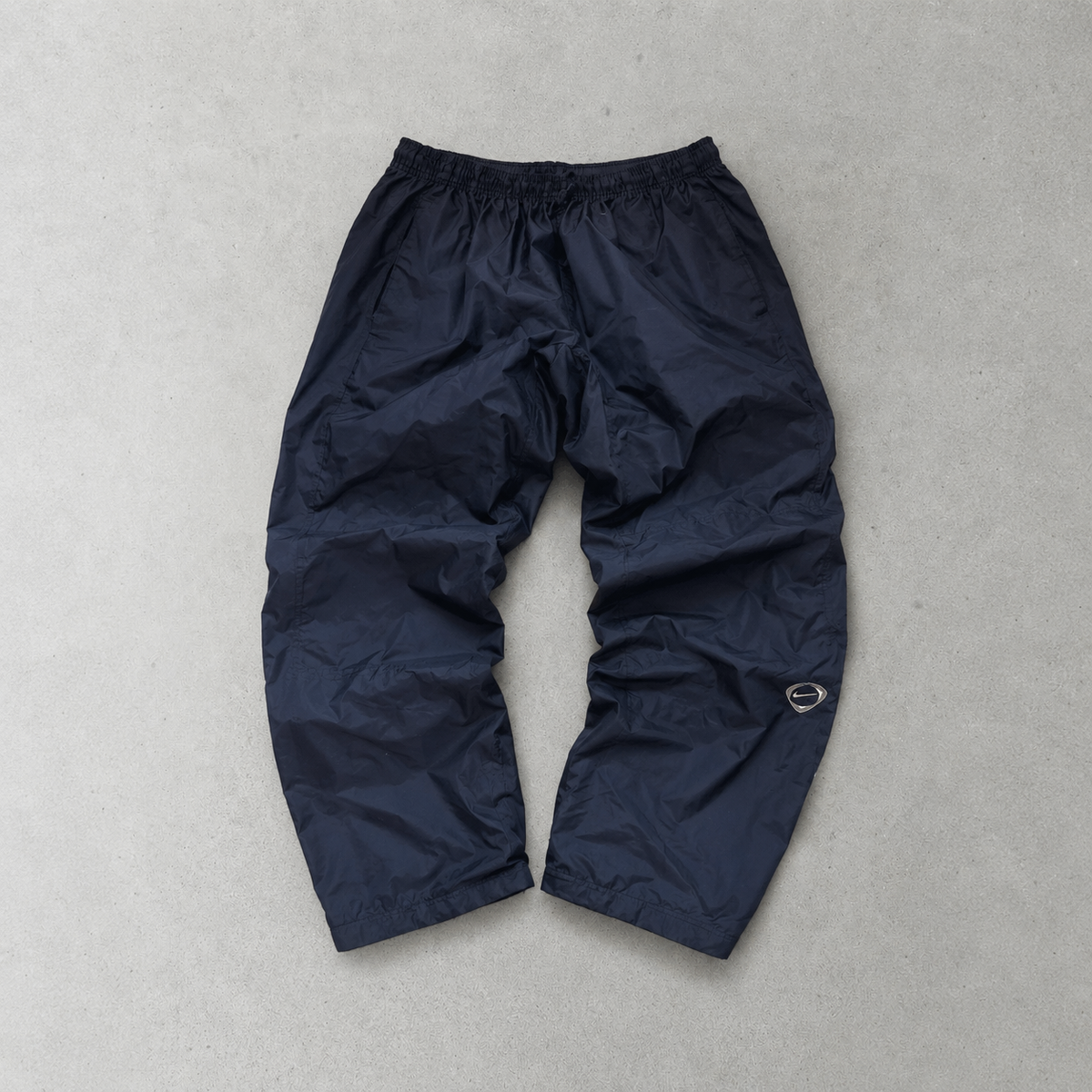 Y2K Nike Track Pants Marineblau Limited (Size M) Stitched Logo