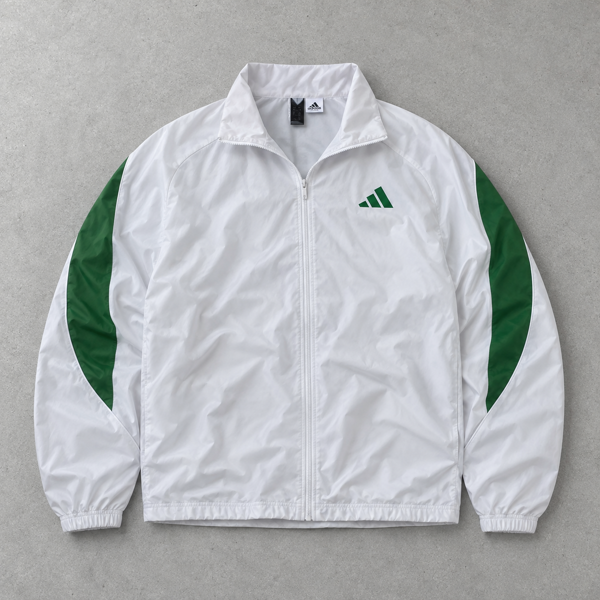 Adidas Trainingsjacke Weiß / Grün Rar (M)