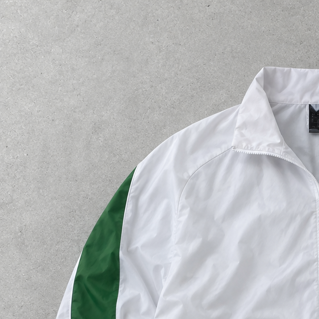Adidas Trainingsjacke Weiß / Grün Rar (M)