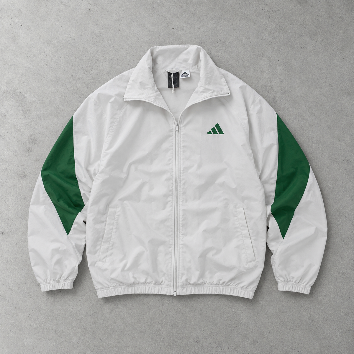 Adidas Trainingsjacke Weiß / Grün Rar (M)