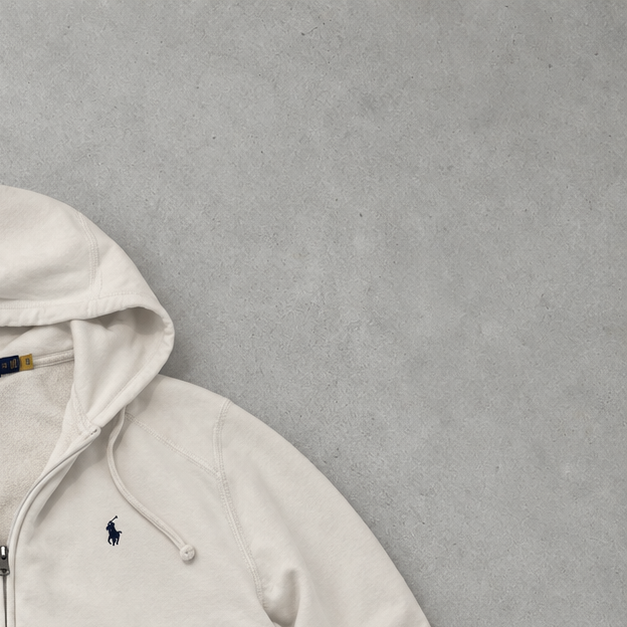 Ralph Lauren Hoodie Weiß Rare (M)