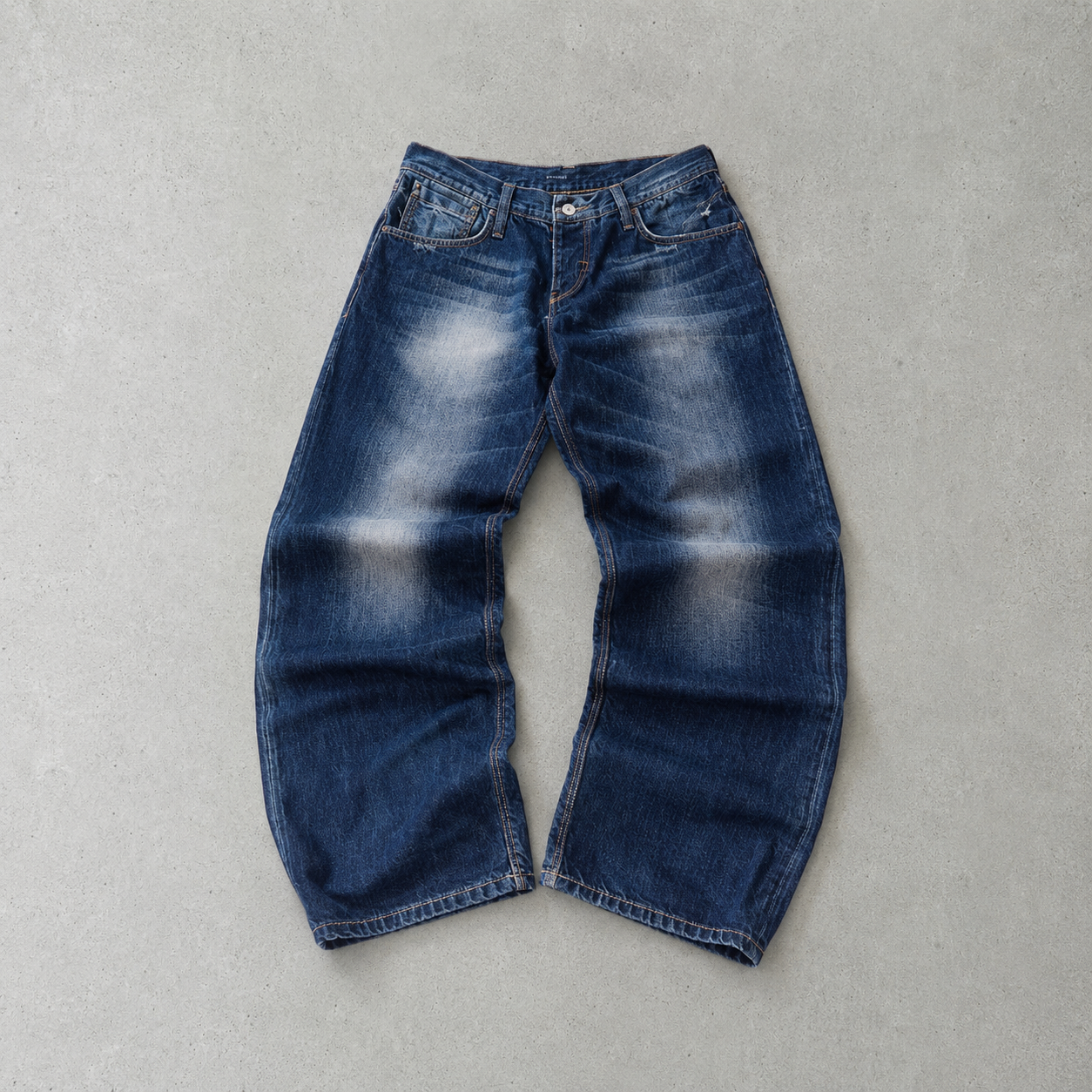 Y2K True Religion Jeans Marineblau, Blau Rare (W30 | DE 46)