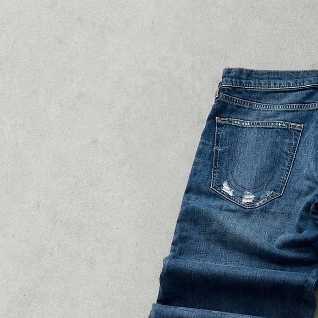 True Religion Rocco Skinny Jeans Blau, Marineblau Rare (W31 | DE 46)