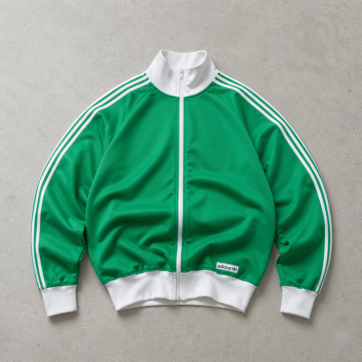 Adidas Vest Grün, Weiß Rare (S) Stitched Logo