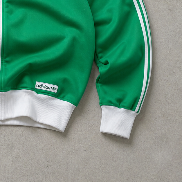 Adidas Vest Grün, Weiß Rare (S) Stitched Logo