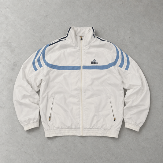Adidas Jacke hellblau / weiß selten (M)