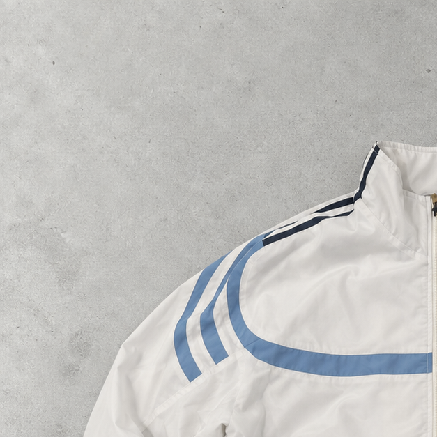 Veste Adidas bleu clair / blanc rare (M)