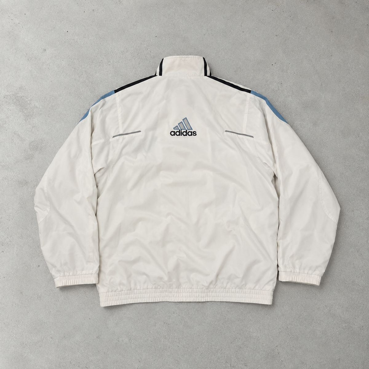 Veste Adidas bleu clair / blanc rare (M)