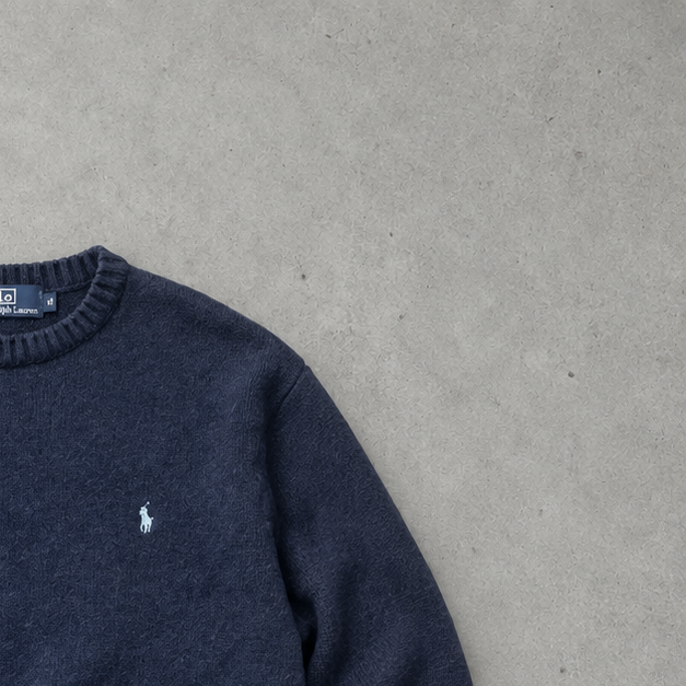 Ralph Lauren Sweater Marineblau Rare (S)