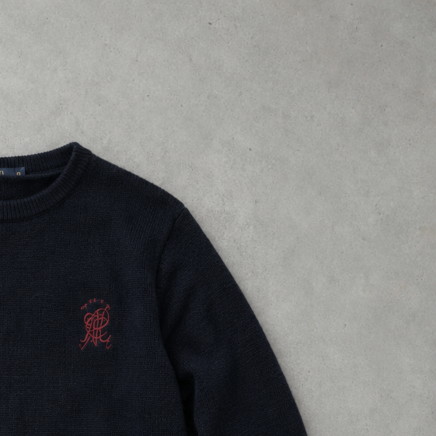Ralph Lauren Sweater Marineblau Rare (XL)