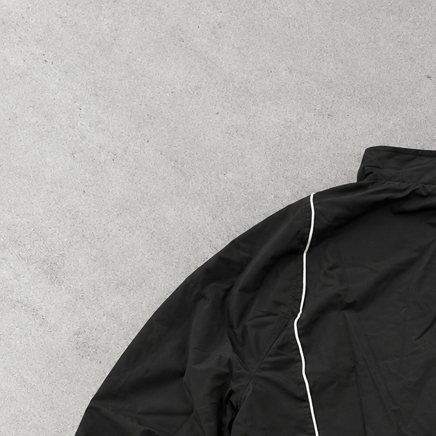 Olympique Lyonnais Adidas Jacke Schwarz / Gelb Limitiert (M)