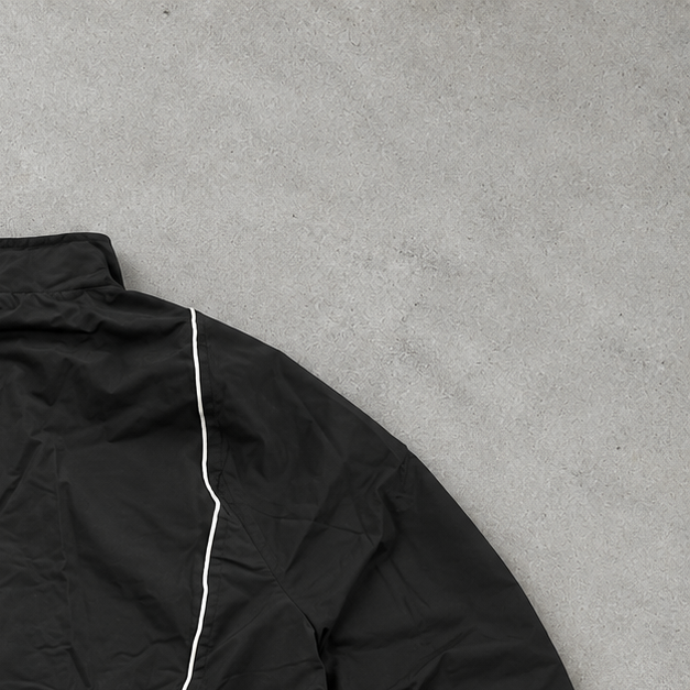 Olympique Lyonnais Adidas Jacke Schwarz / Gelb Limitiert (M)