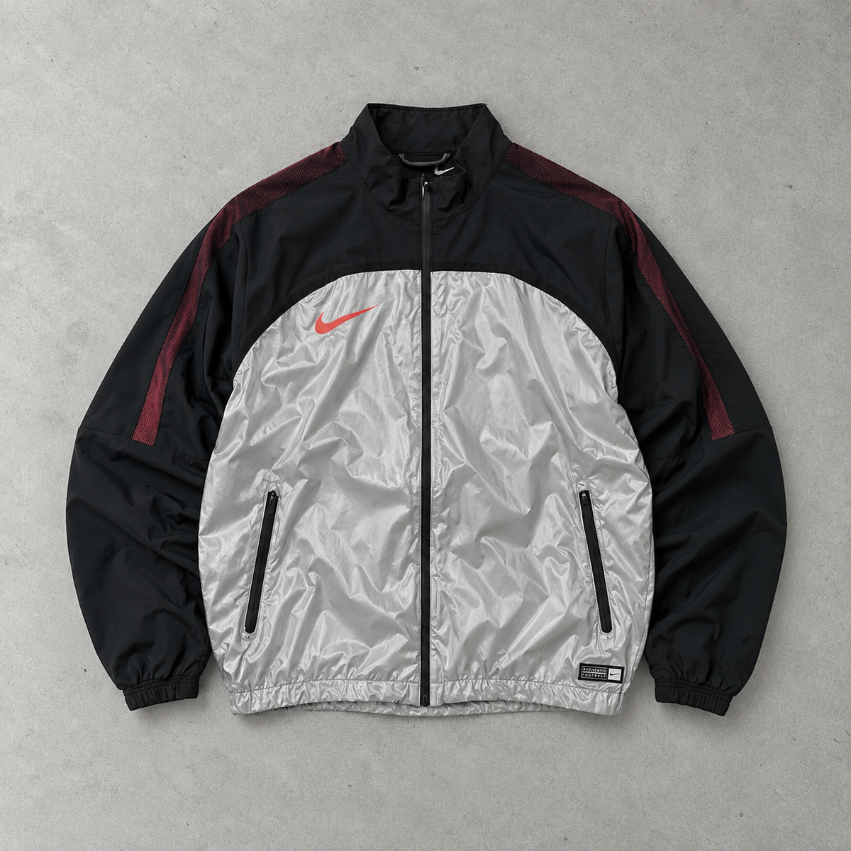 Nike Jacket Silber, Schwarz Rare (M)