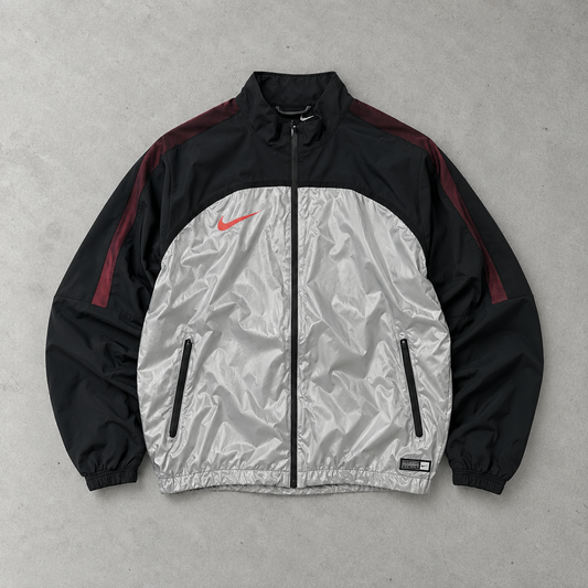 Nike Jacket Silber, Schwarz Rare (M)