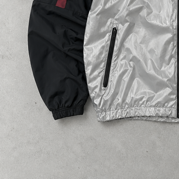 Nike Jacket Silber, Schwarz Rare (M)