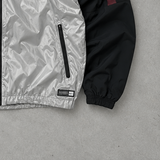 Nike Jacket Silber, Schwarz Rare (M)