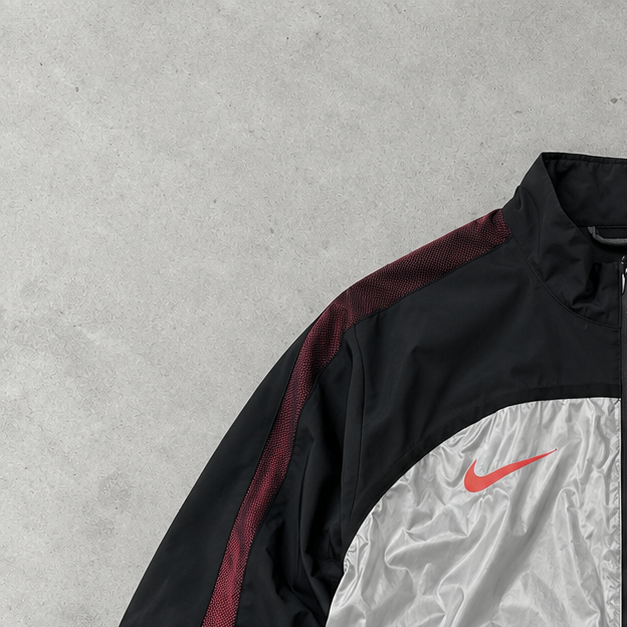 Nike Jacket Silber, Schwarz Rare (M)