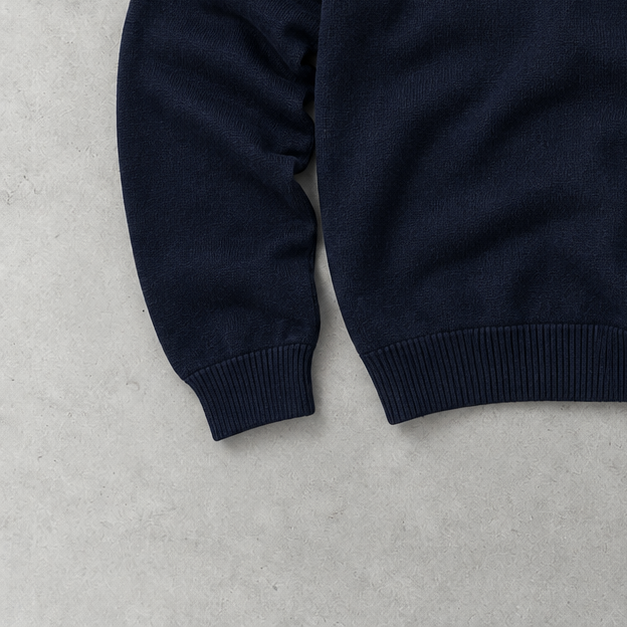Ralph Lauren Sweater Marineblau Rare (L) Stitched Logo