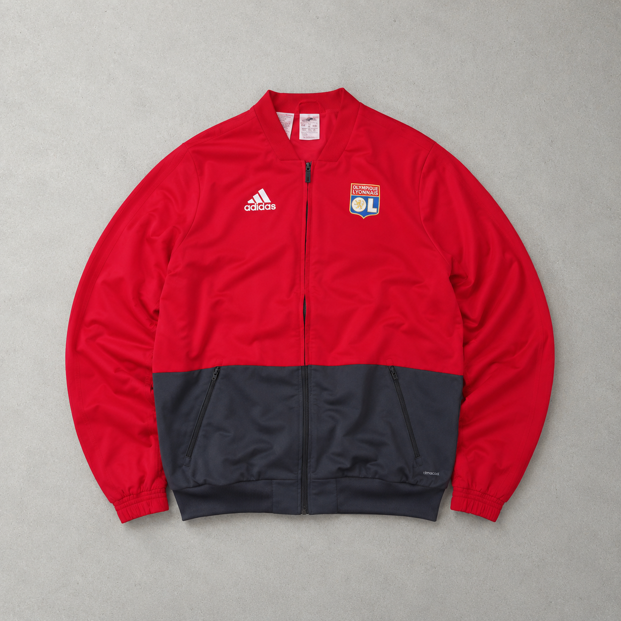 Adidas Windbreaker Rot, Marineblau Rare (Size M)