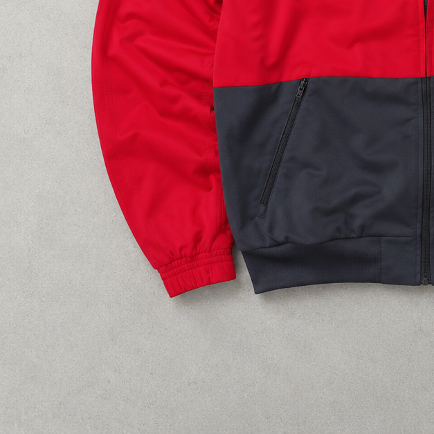 Adidas Windbreaker Rot, Marineblau Rare (Size M)
