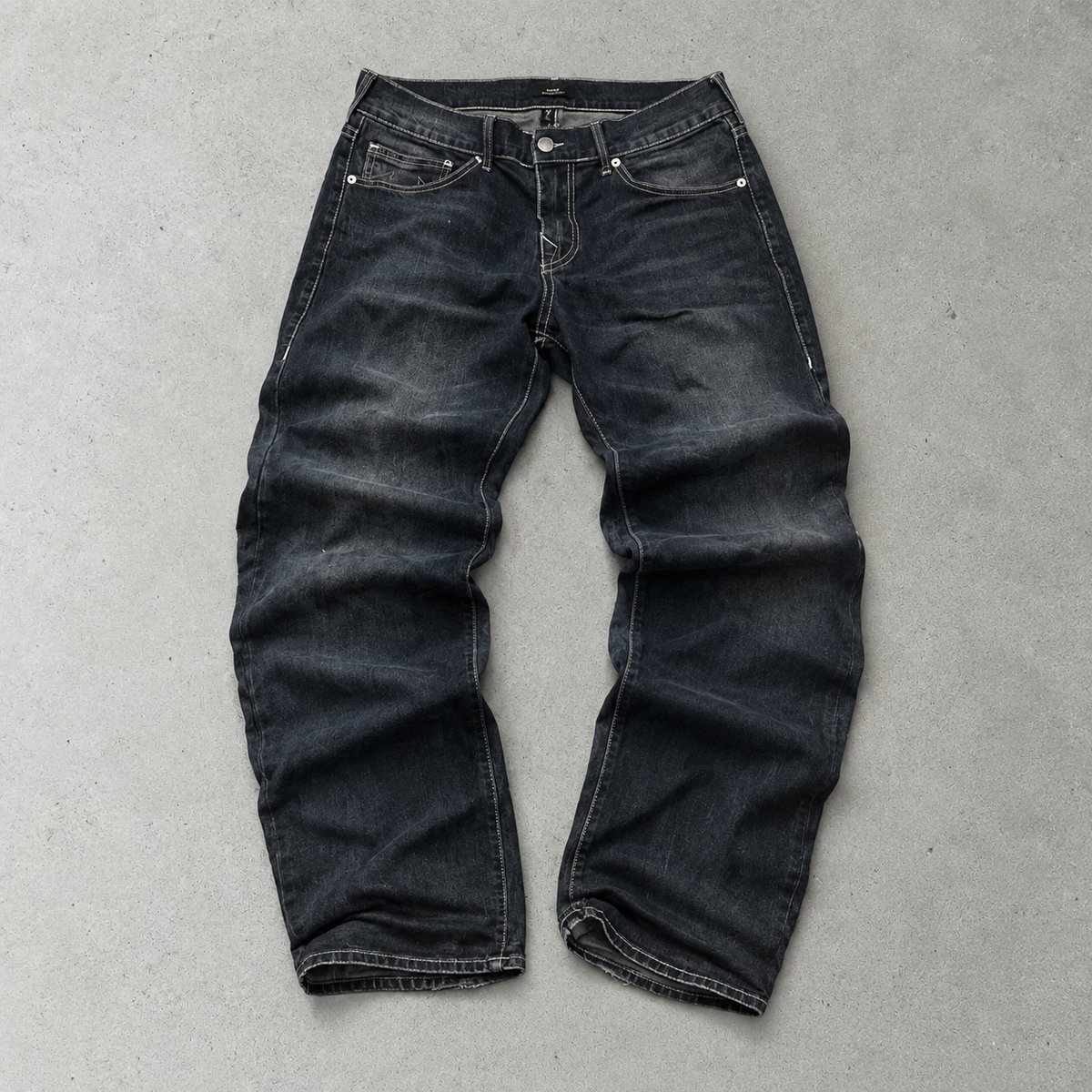 Y2K True Religion Straight Jeans Navy Rare (W32 | DE 48)