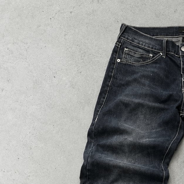 Y2K True Religion Straight Jeans Navy Rare (W32 | DE 48)