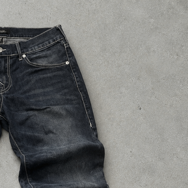 Y2K True Religion Straight Jeans Navy Rare (W32 | DE 48)