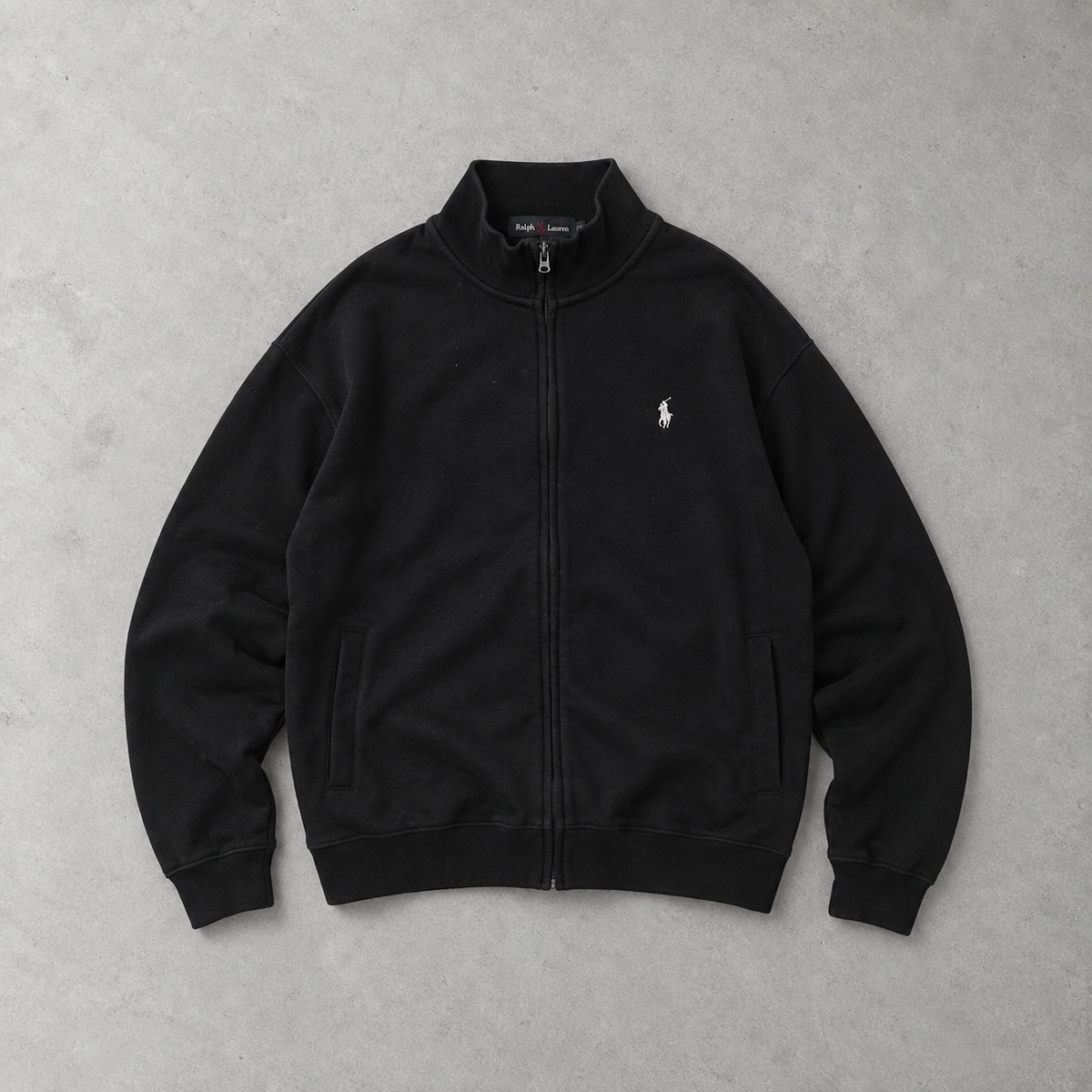Ralph Lauren Jacket Schwarz Rare (XXL) Stitched Logo