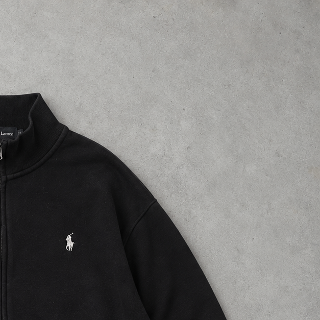 Ralph Lauren Jacket Schwarz Rare (XXL) Stitched Logo