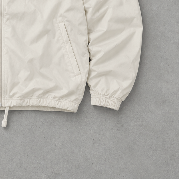 Brasilien Y2K Nike Windbreaker Creme, Beige Limited (M)