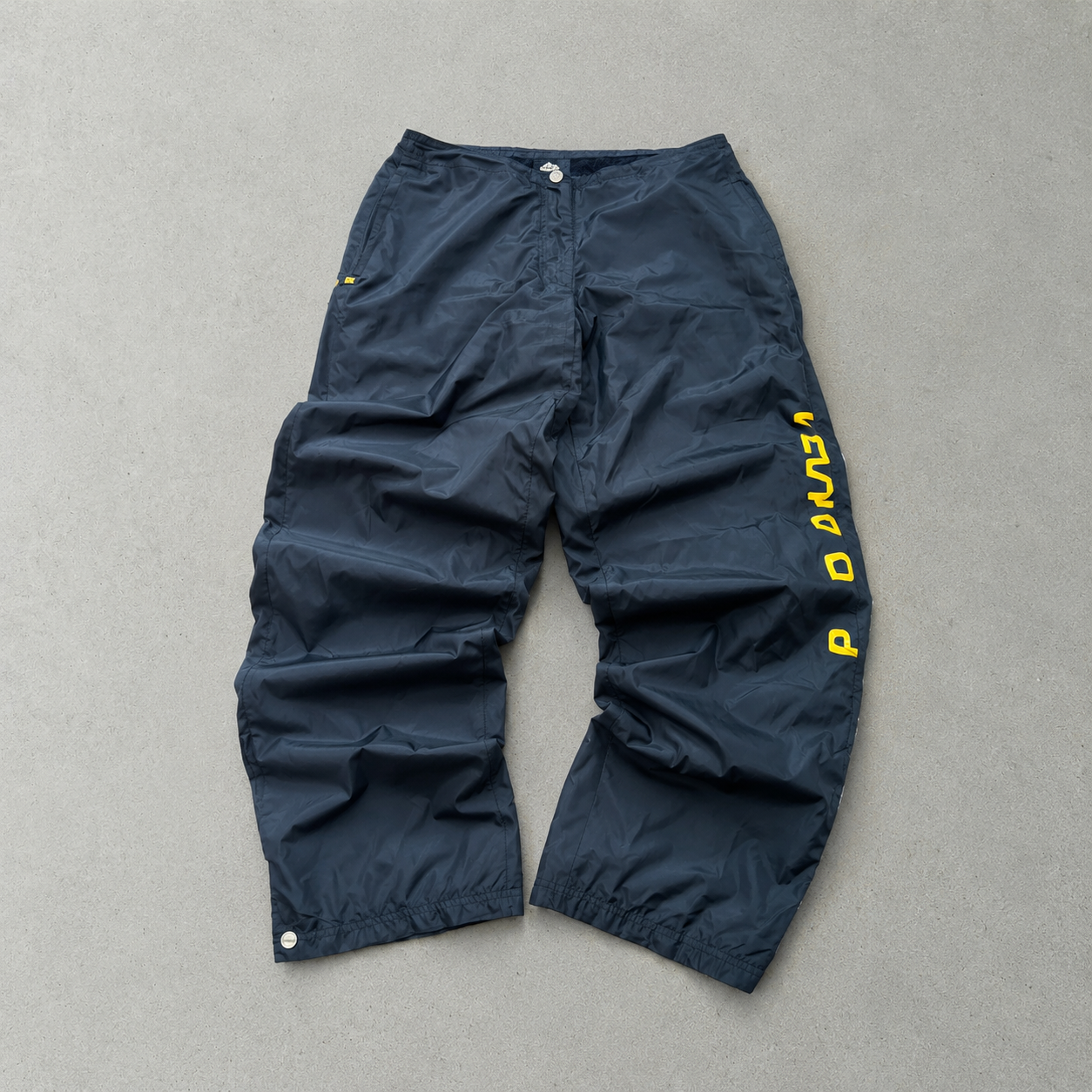 Y2K Adidas Track Pants Marineblau Rare (L)