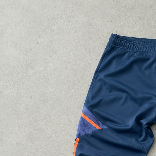 Manchester United ADIDAS Track Pants Orange / Navy Limited (S)